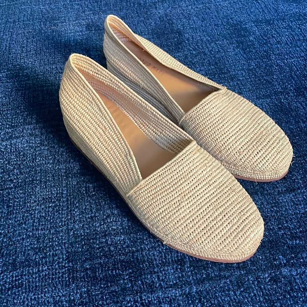 Platform Espadrille Natural Size 39